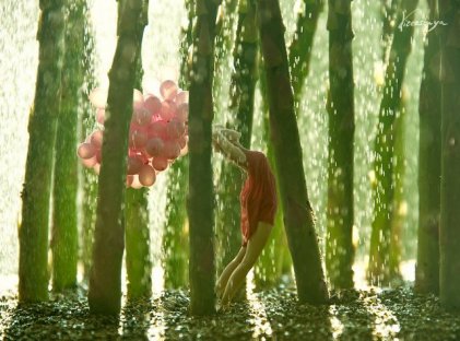 Asparagus rainy forest («Passion Garden» series)